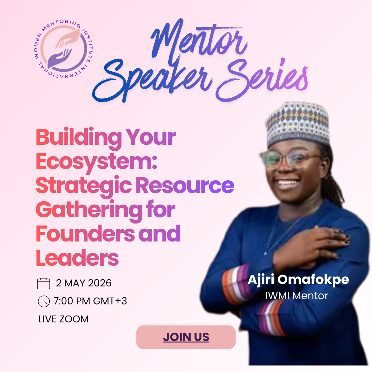 Mentor speaker series poster 7